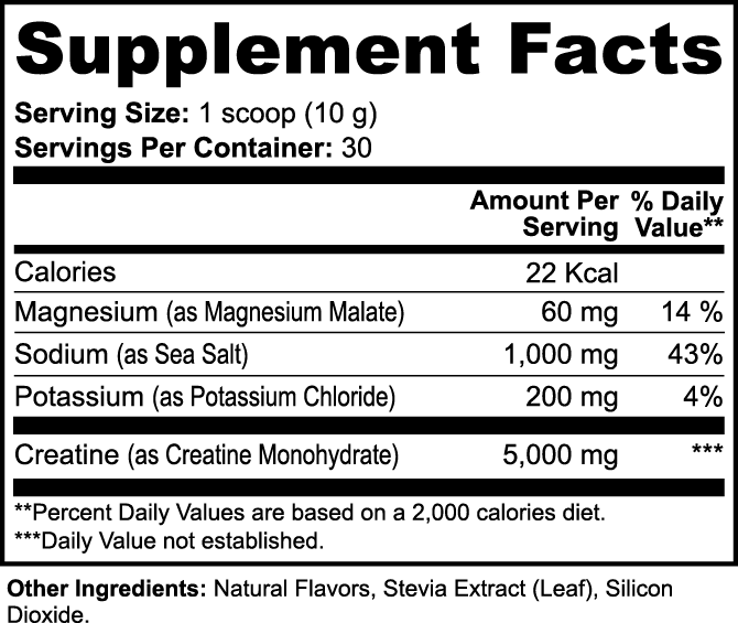 Creatine Hydration Powder (Grit)